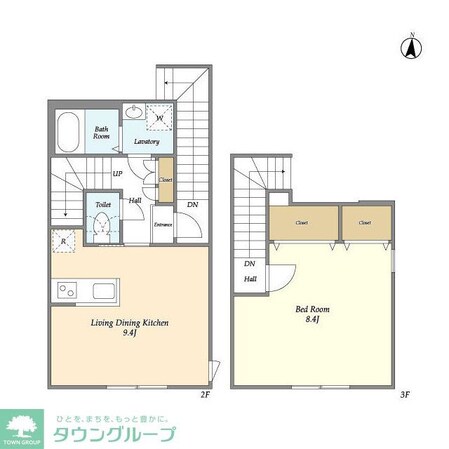 ウェルスクエア下北沢の物件間取画像
